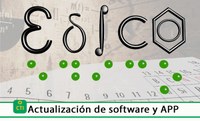 Logo edico y muestra de pantalla.