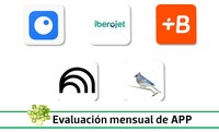 Iconos de las apps evaluadas en septiembre