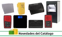 Imagenes de nuevos productos en catálogo comercial.