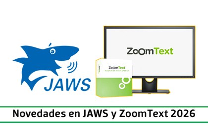 Logos de Jaws y de Zoomtext