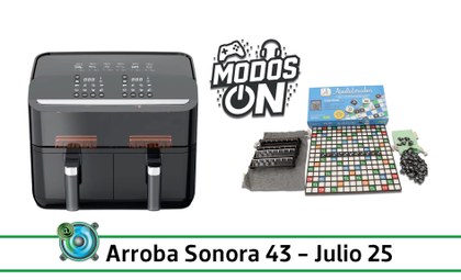 Arroba sonora nº 43 julio 2025: AirFryer parlante Cobolt, Modos-ON, juego Apalabrados Arroba sonora nº 43 julio 2025: AirFryer parlante Cobolt, Modos-ON, juego Apalabrados