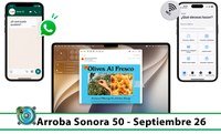 Imagen app AENA para WhatsApp, imagen de iOS 27 e imagen app TagFit.
