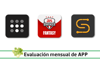 Iconos de las apps evaluadas en agosto