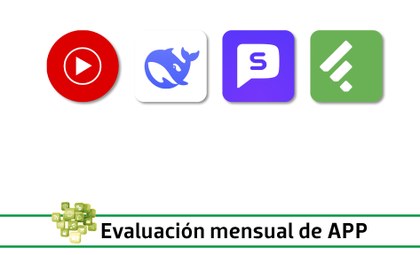 Evaluación de APP: SpeakPal, Feedly, DeepSeek y YouTube Music