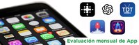 iconos de las app de este mes: Envision, ChatGPT, Asistente del ponente, Hyperion Launcher y TDTChannels. iconos de las app de este mes: Envision, ChatGPT, Asistente del ponente, Hyperion Launcher y TDTChannels.