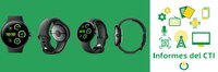 Google Pixel Watch 3 y logo informes CTI. Google Pixel Watch 3 y logo informes CTI.