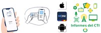 Logo de la App MiDNI, android y apple Logo de la App MiDNI, android y apple