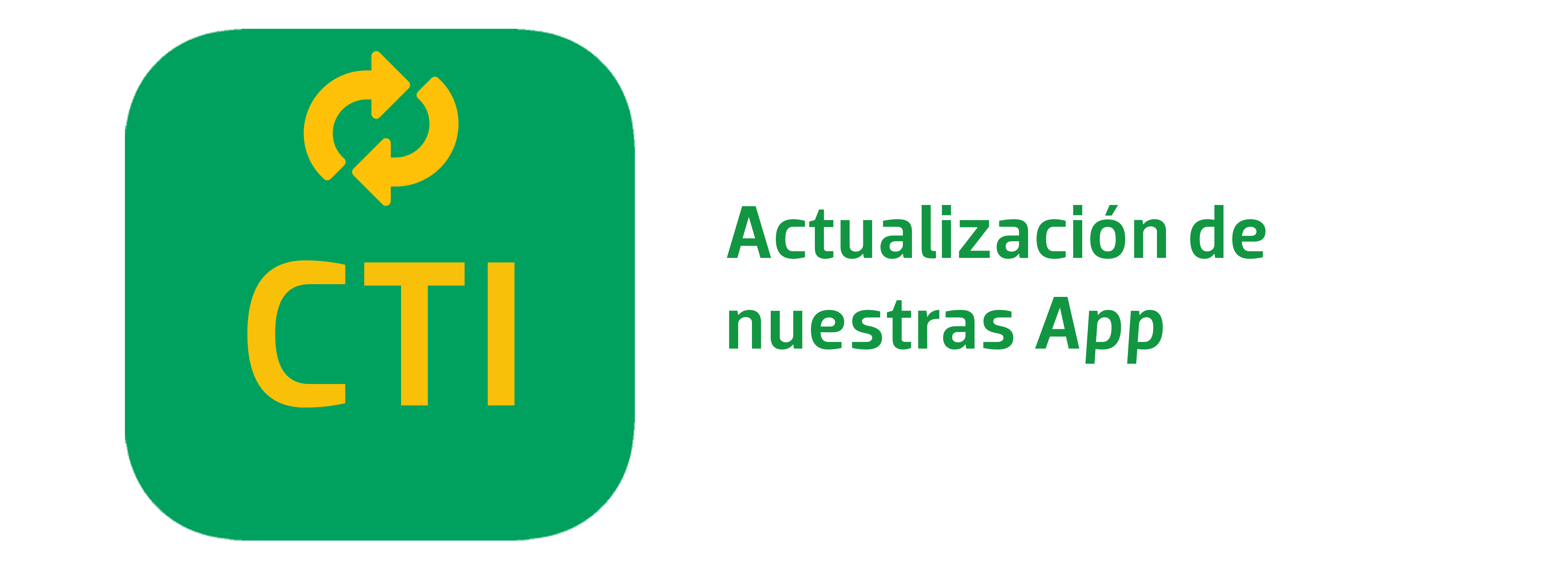 Actualización de nuestras APP