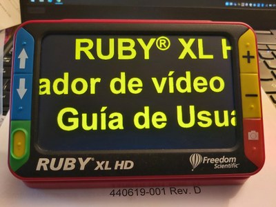 Freedom Scientific Ruby Video Lupa electrónica