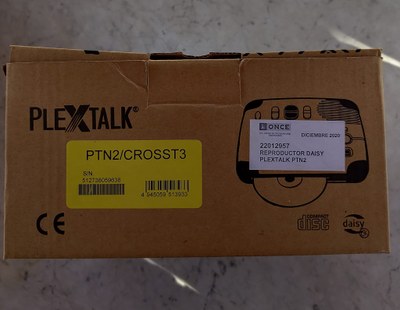 Imagen de reproductor de libros audio plextalk ptn 2
